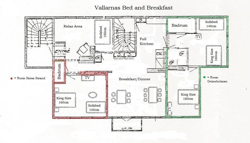 Vallarnas Bed & Breakfast Falkenberg Exterior foto